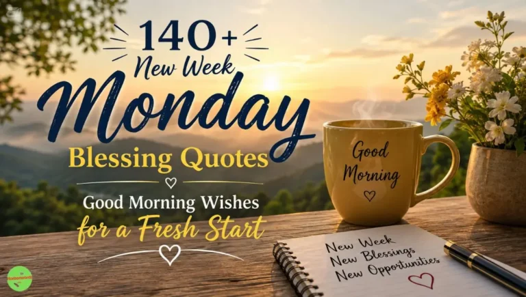 140+ New Week Monday Blessing Quotes – Good Morning Wishes for a Fresh Start