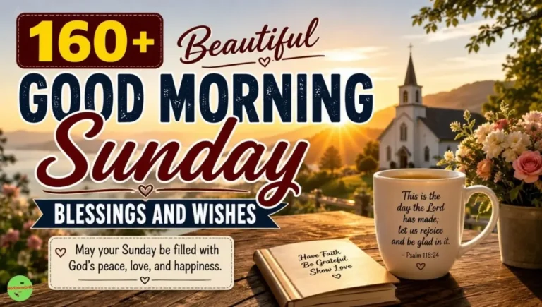 160+ Beautiful Good Morning Sunday Blessings and Wishes