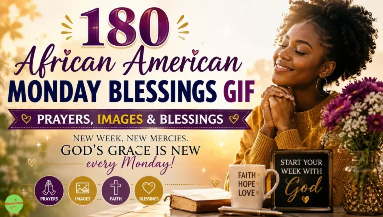 180 African American Monday Blessings GIF: Prayers, Images & Blessings