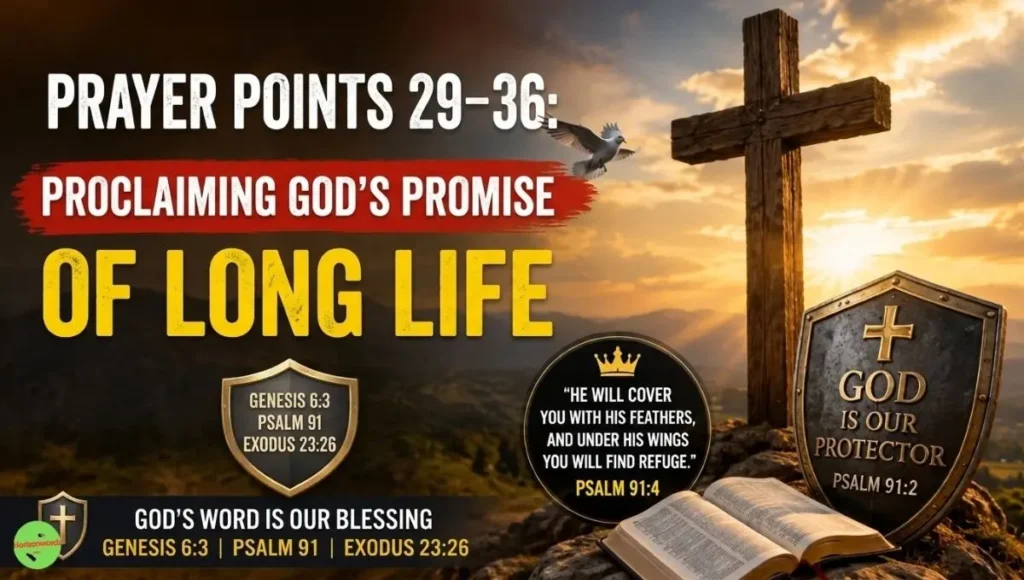 Prayer Points 29–36: Proclaiming God's Promise of Long Life