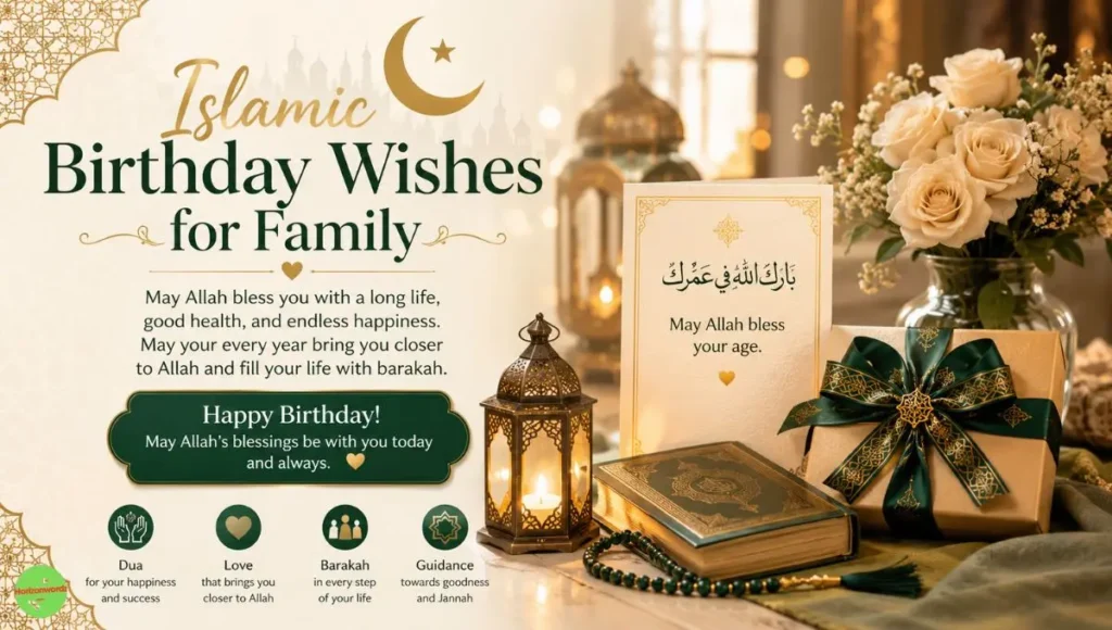 Islamic Birthday Wishes for Family