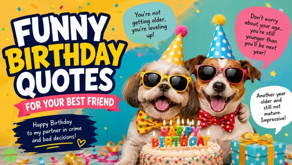 Funny Birthday Quotes for Your Best Friend