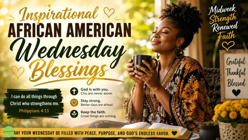 Inspirational African American Wednesday Blessings