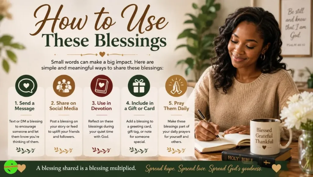 How to Use These Blessings