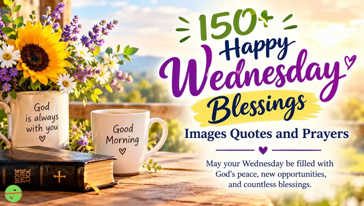 150+ Happy Wednesday Blessings Images Quotes and Prayers