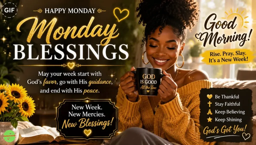 African American Monday Blessings GIF and Good Morning GIFs