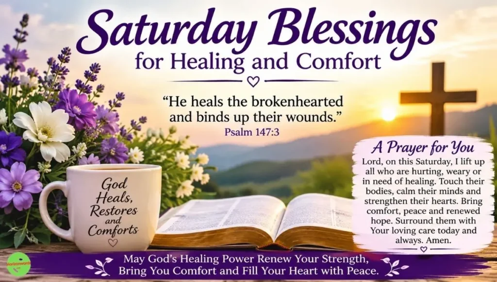 Saturday Blessings for Healing and Comfort
