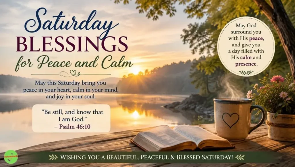 Saturday Blessings for Peace and Calm