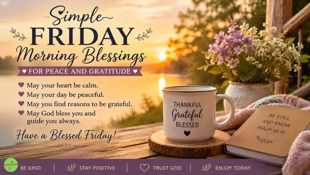 Simple Friday Morning Blessings for Peace and Gratitude