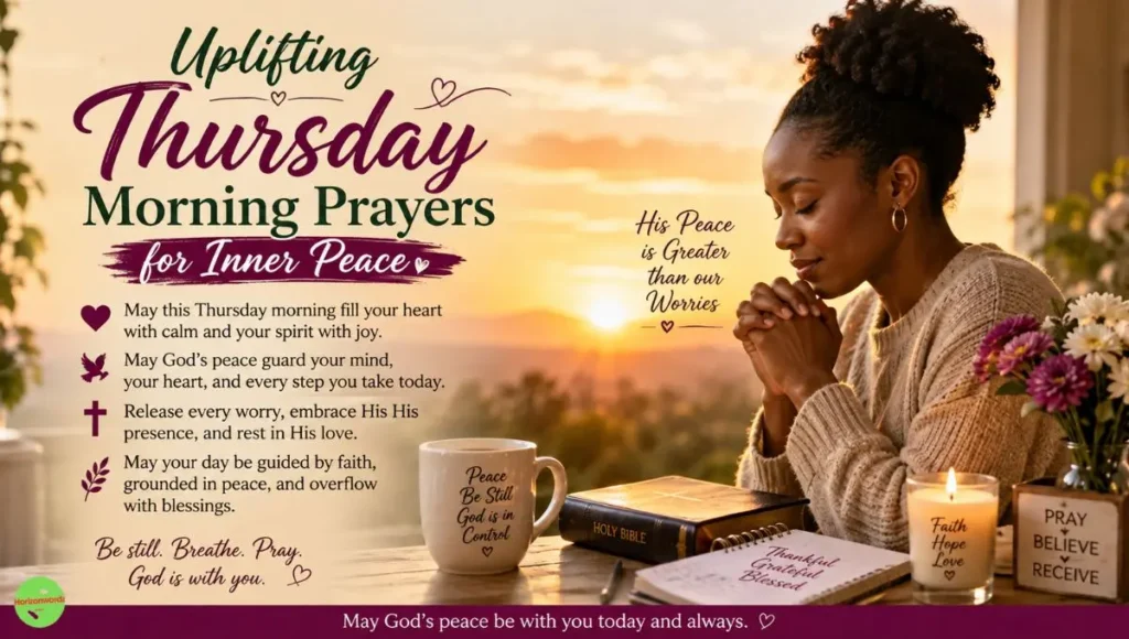 Uplifting Thursday Morning Prayers for Inner Peace