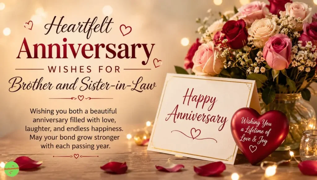 Heartfelt Anniversary Wishes for Brother and Sister-in-Law