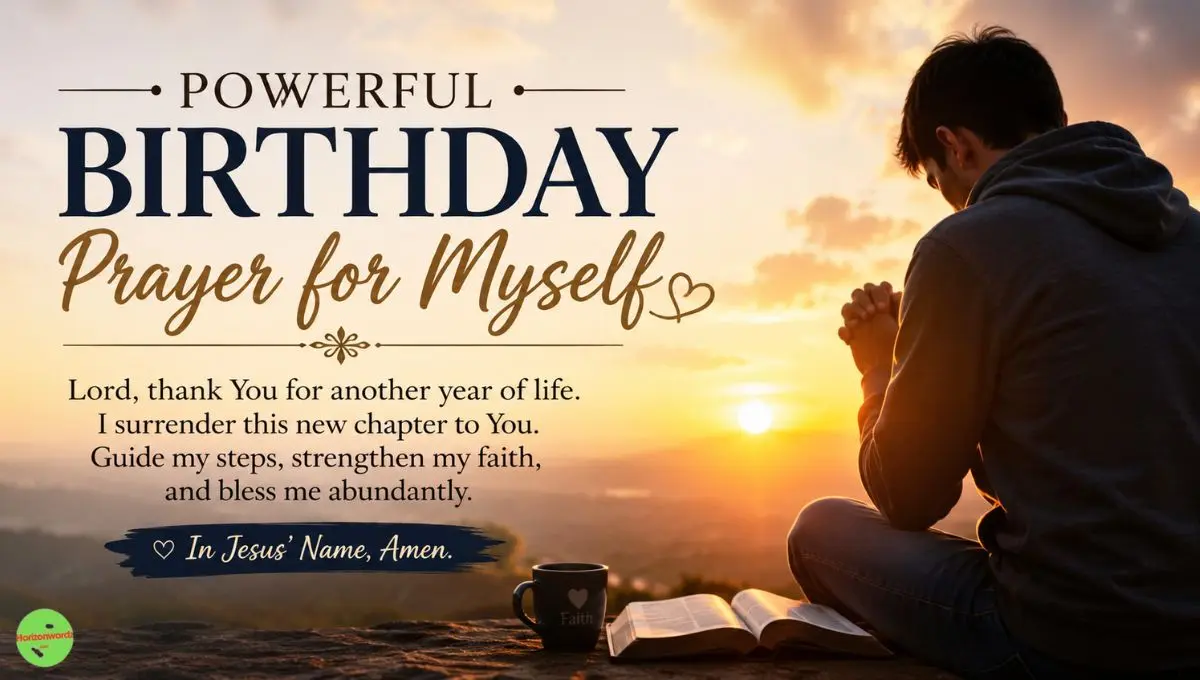 Powerful Birthday Prayer for Myself