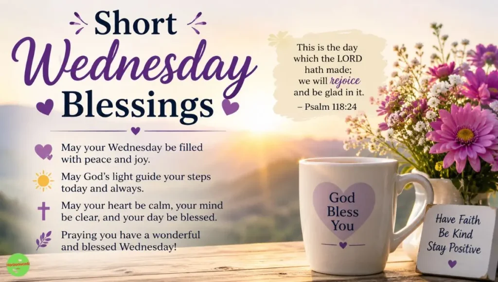 Short Wednesday Blessings