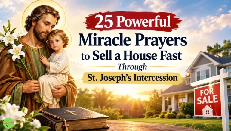 25 Powerful Miracle Prayers to Sell a House Fast Through St. Joseph's Intercession