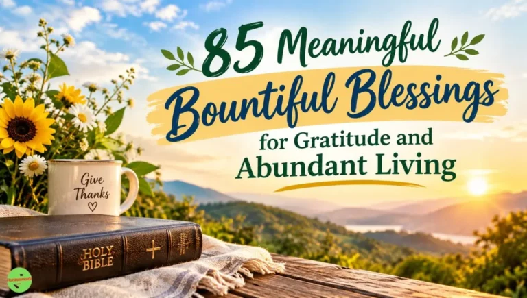 85 Meaningful Bountiful Blessings for Gratitude and Abundant Living