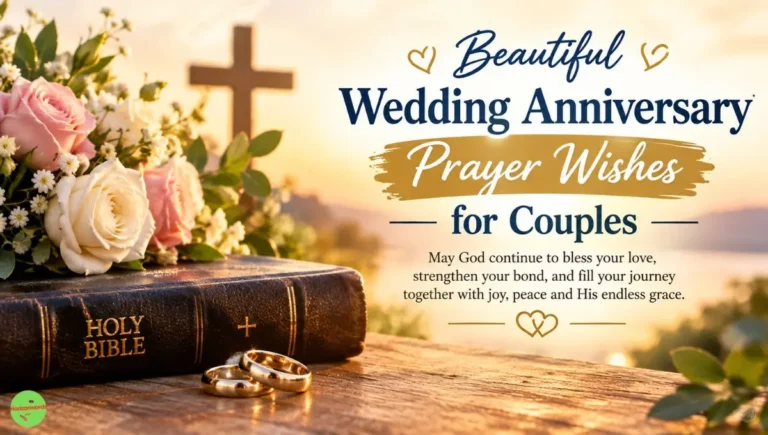 Beautiful Wedding Anniversary Prayer Wishes for Couples