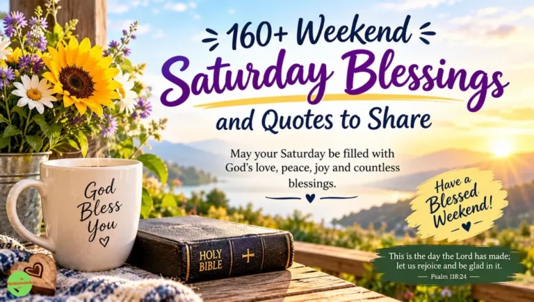 160+ Weekend Saturday Blessings and Quotes to Share