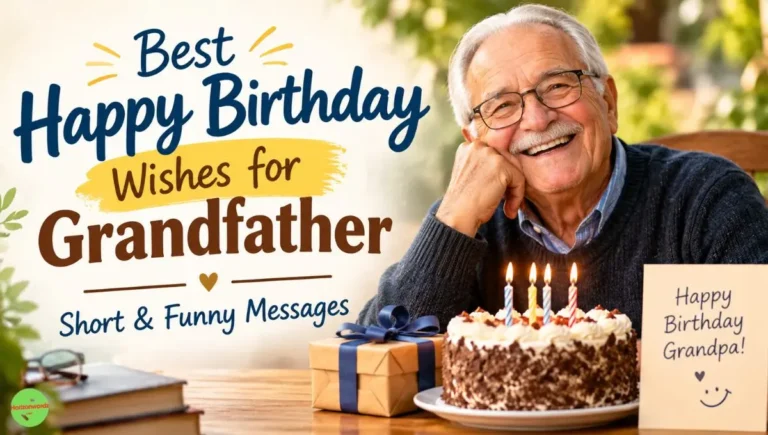 Best Happy Birthday Wishes for Grandfather | Short & Funny Messages