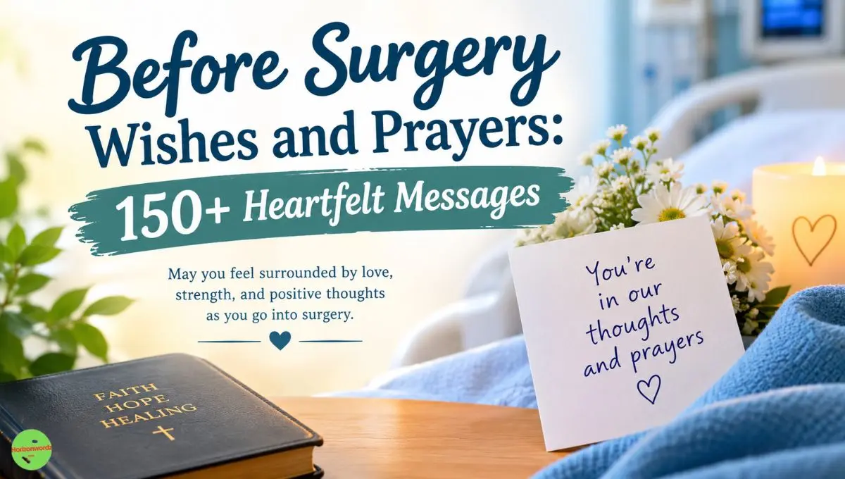 Before Surgery Wishes and Prayers: 150+ Heartfelt Messages