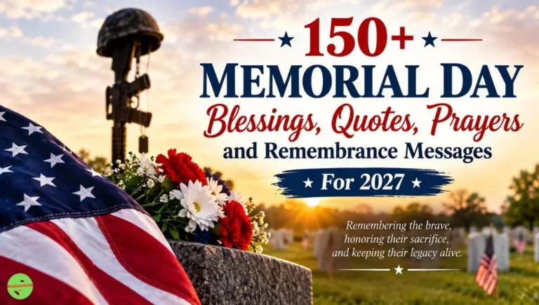 150+ Memorial Day Blessings, Quotes, Prayers and Remembrance Messages For 2027