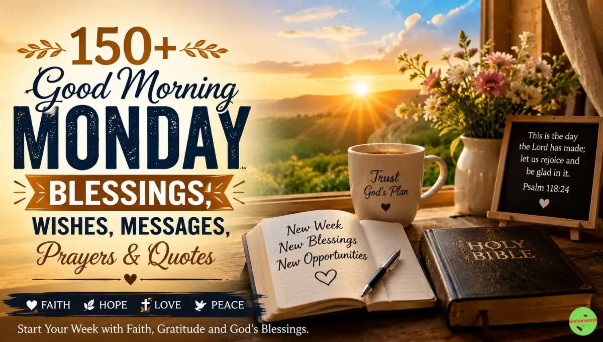 150+ Good Morning Monday Blessings, Wishes, Messages, Prayers & Quotes