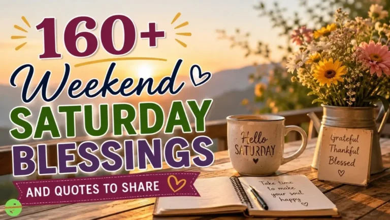 160+ Weekend Saturday Blessings and Quotes to Share