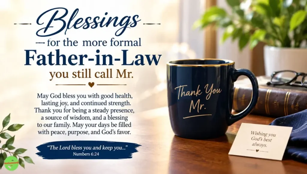For the more formal father-in-law you still call Mr.