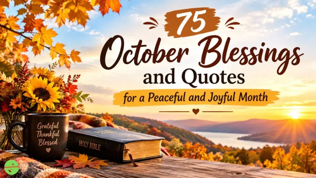 75 October Blessings and Quotes for a Peaceful and Joyful Month
