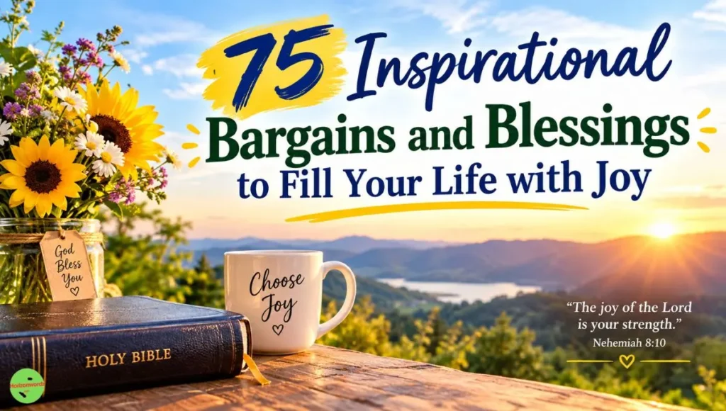 75 Inspirational Bargains and Blessings to Fill Your Life with Joy