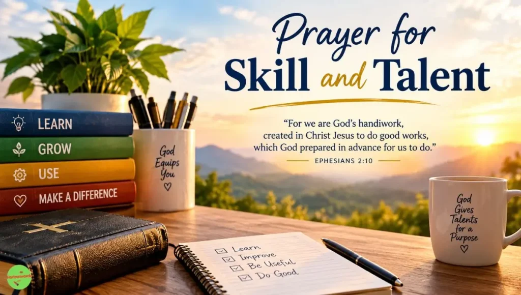 Prayer for Skill and Talent