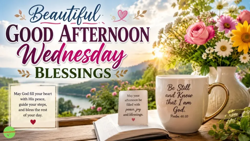 Beautiful Good Afternoon Wednesday Blessings