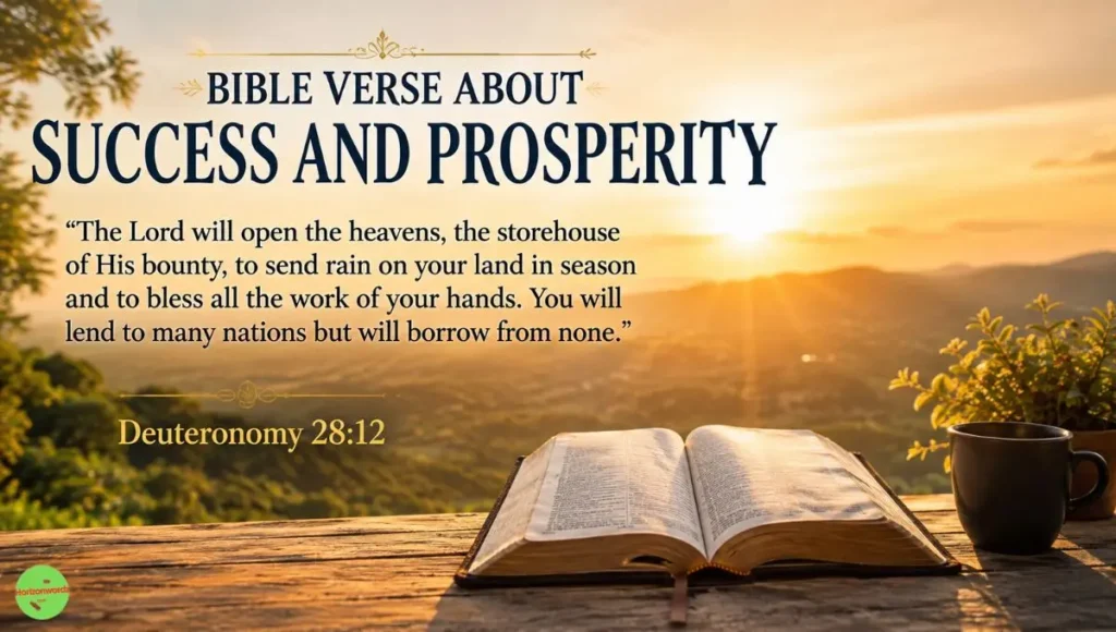 Bible Verse About Success and Prosperity