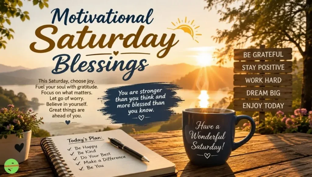 Motivational Saturday Blessings