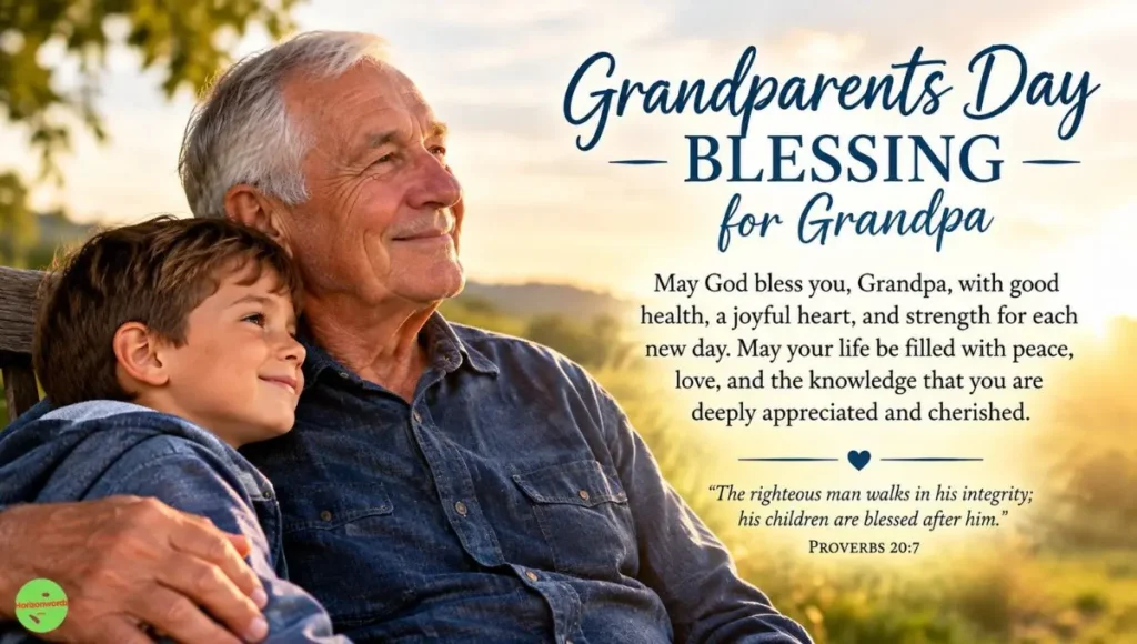 Grandparents Day Blessing for Grandpa