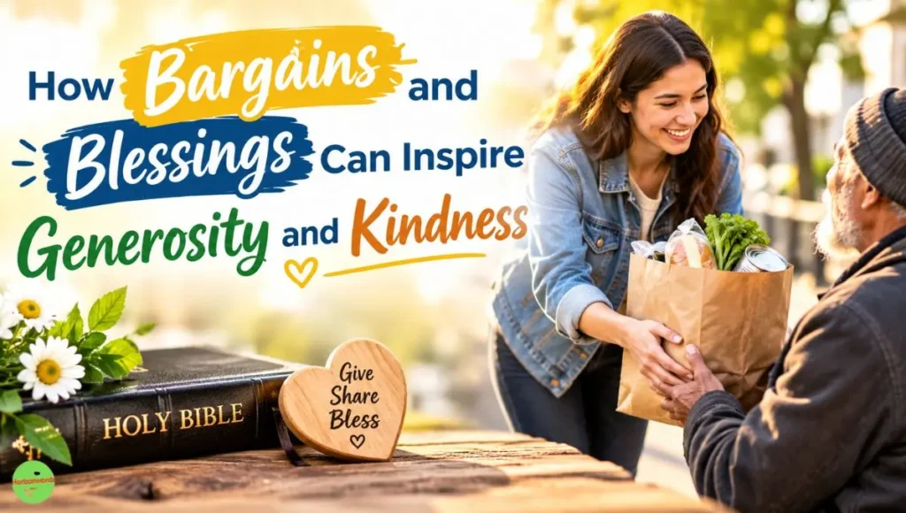 How Bargains and Blessings Can Inspire Generosity and Kindness