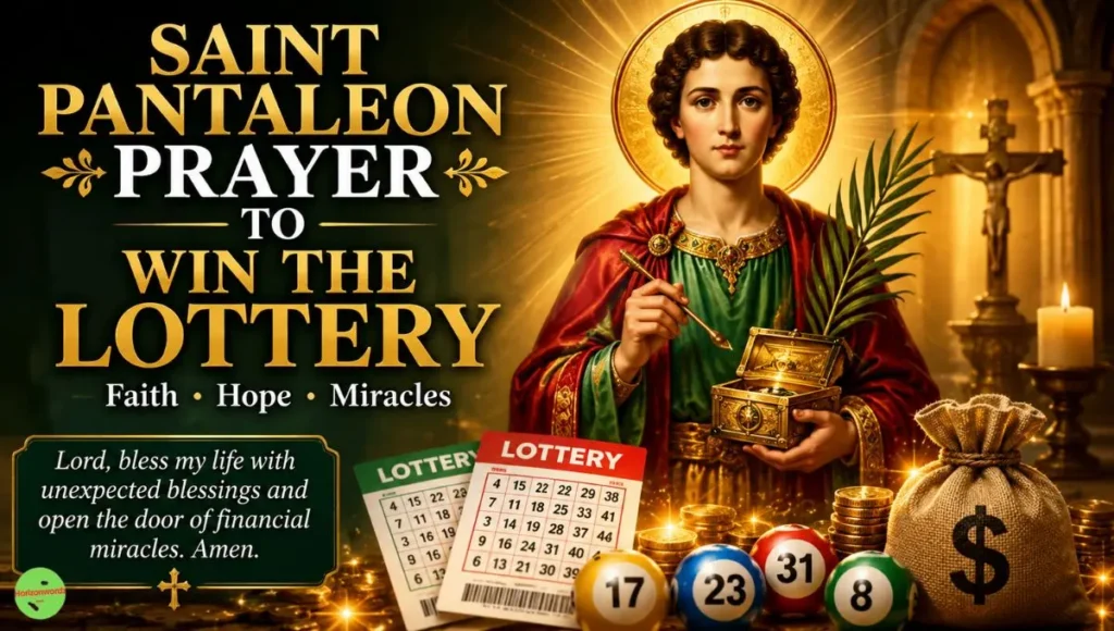 Saint Pantaleon Prayer to Win the Lottery 