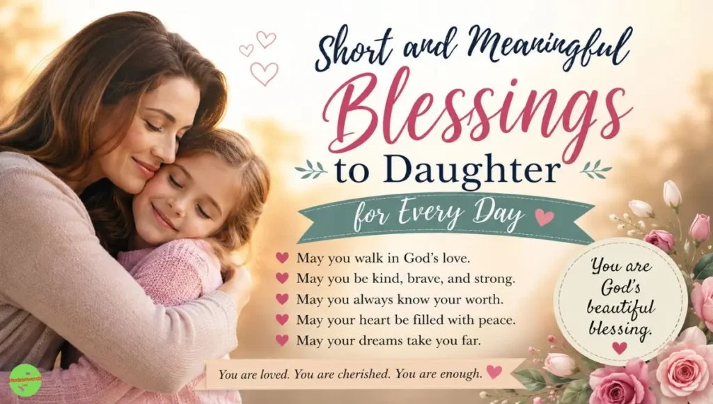 Short and Meaningful Blessings to Daughter for Every Day 