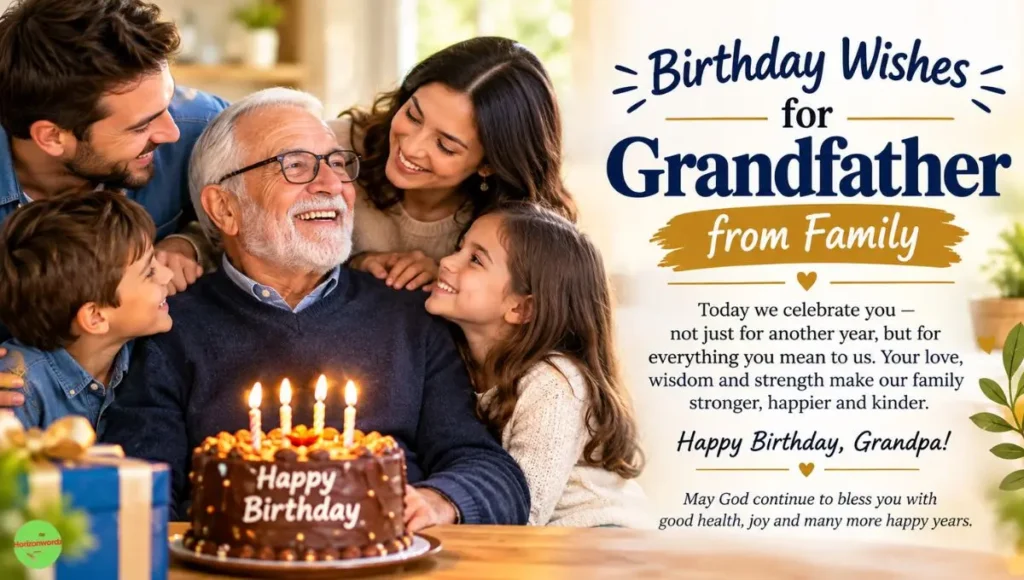 Birthday Wishes for Grandfather from Family
