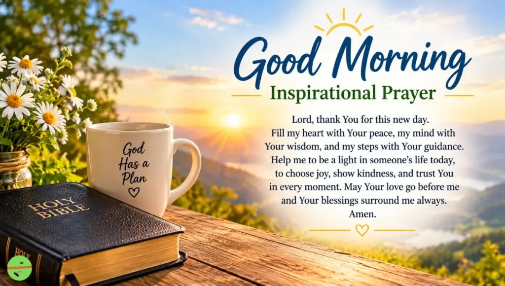Good Morning Inspirational Prayer