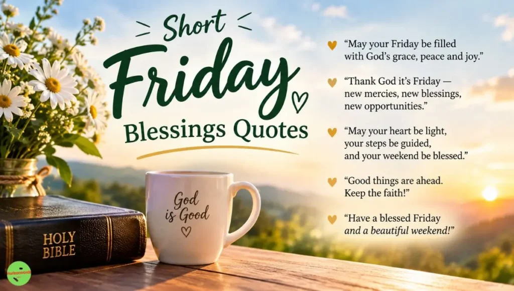 Short Friday Blessings Quotes