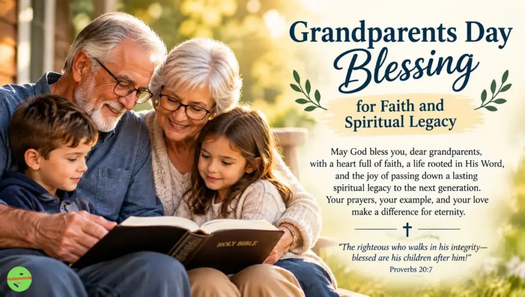 Grandparents Day Blessing for Faith and Spiritual Legacy