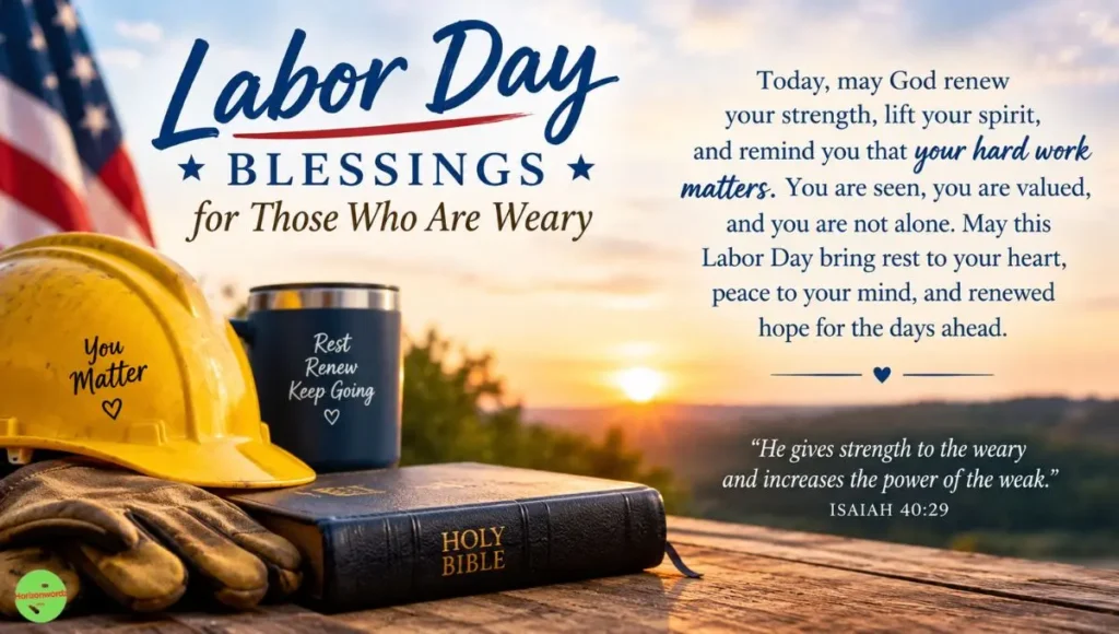 Labor Day Blessings for Those Who Are Weary