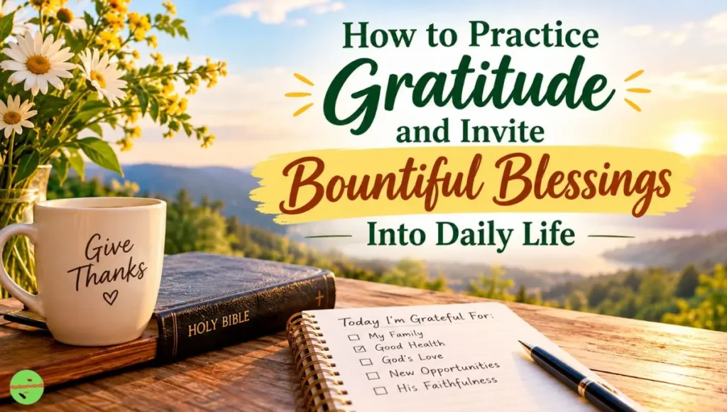 How to Practice Gratitude and Invite Bountiful Blessings Into Daily Life