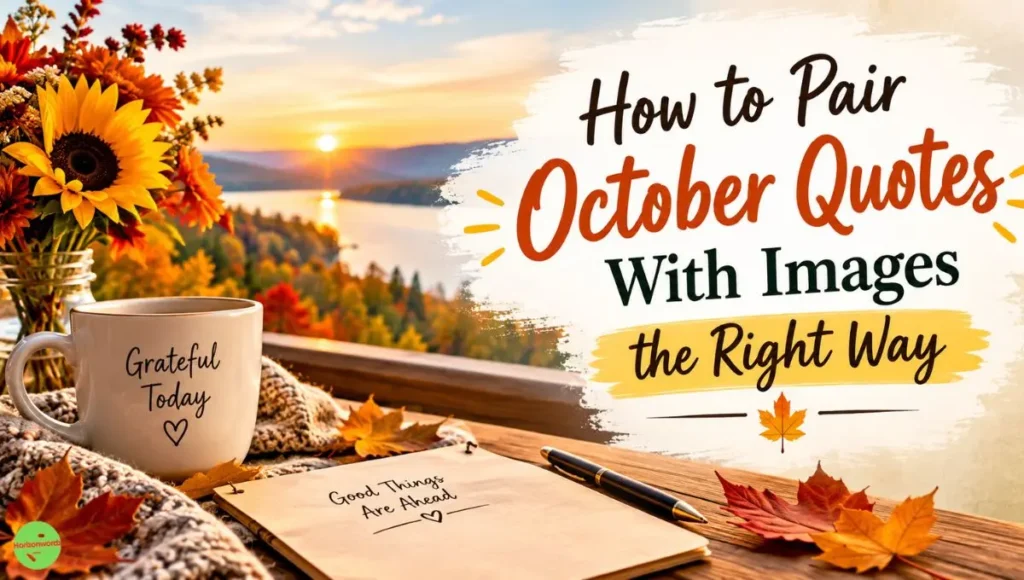 How to Pair October Quotes With Images the Right Way