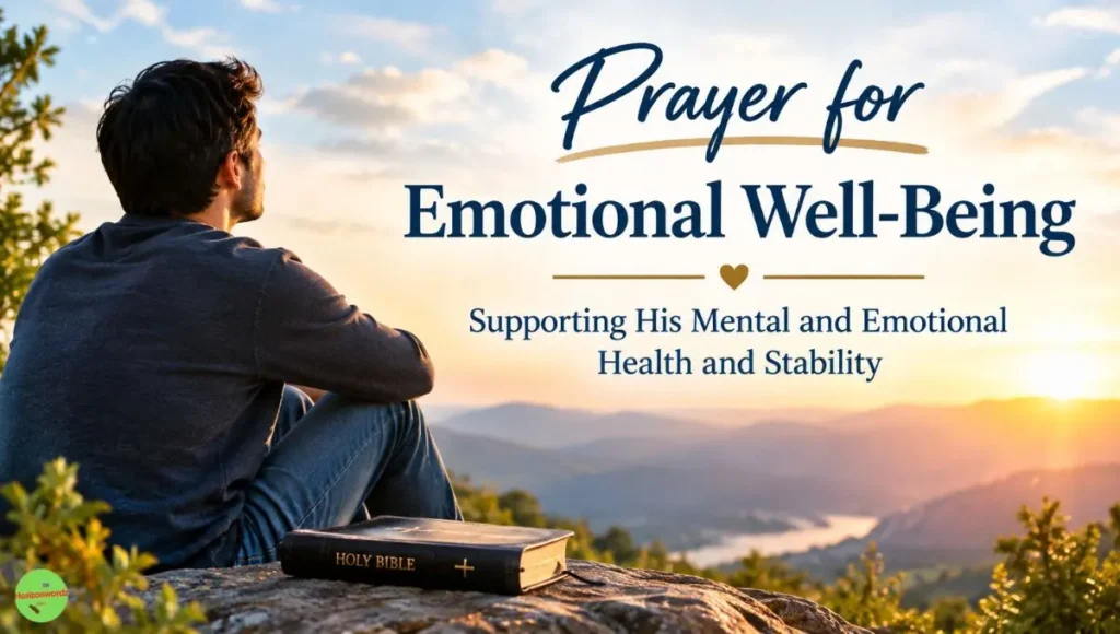 Prayer for Emotional Well-Being - Supporting His Mental and Emotional   Health and Stability