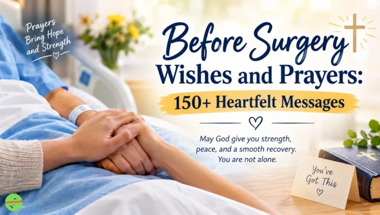 Before Surgery Wishes and Prayers: 150+ Heartfelt Messages
