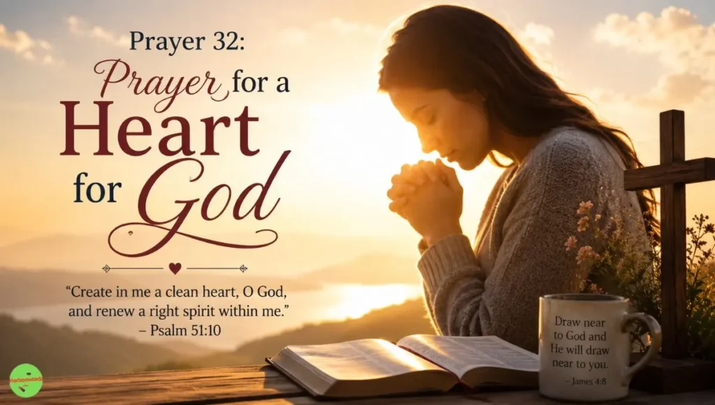 Prayer 32: Prayer for a Heart for God