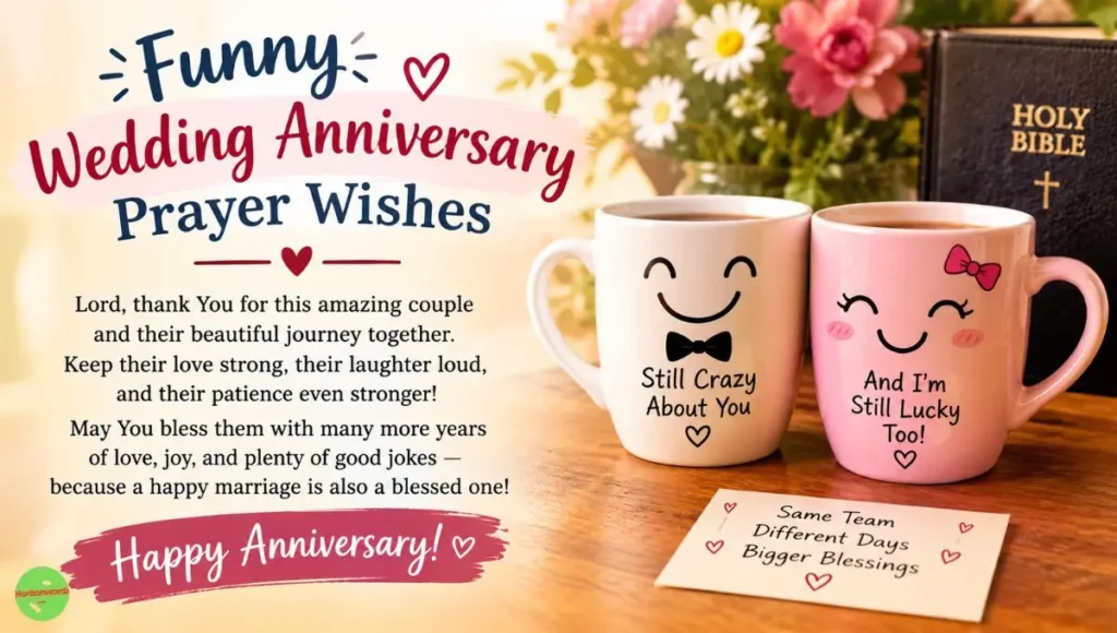 Funny Wedding Anniversary Prayer Wishes
