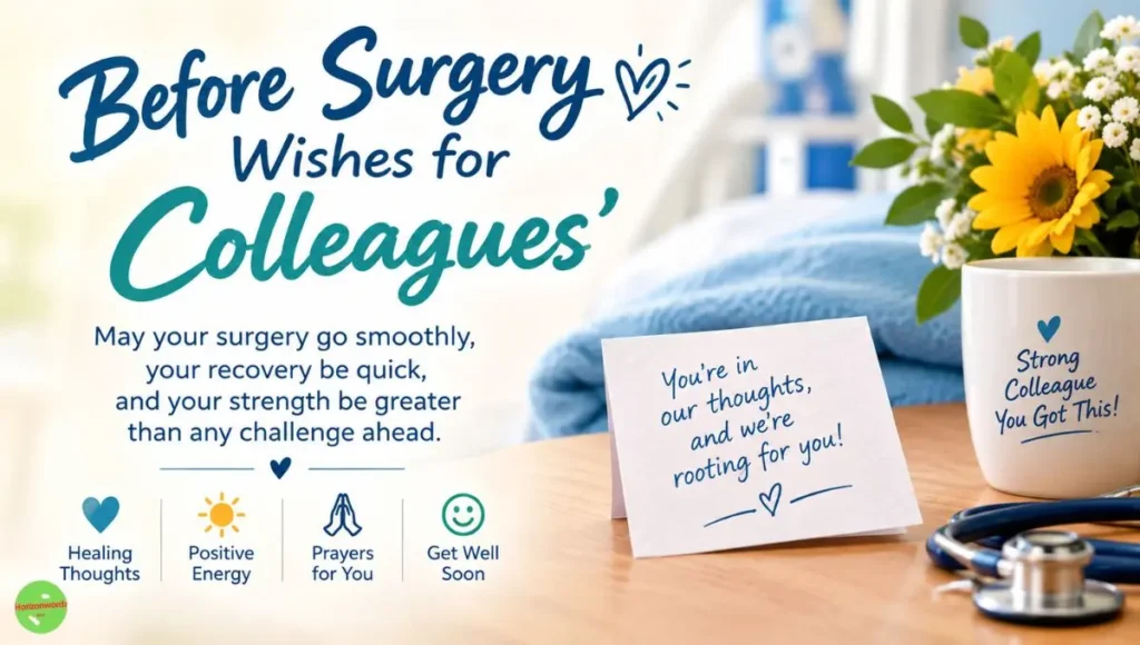 Before Surgery Wishes for Colleagues
