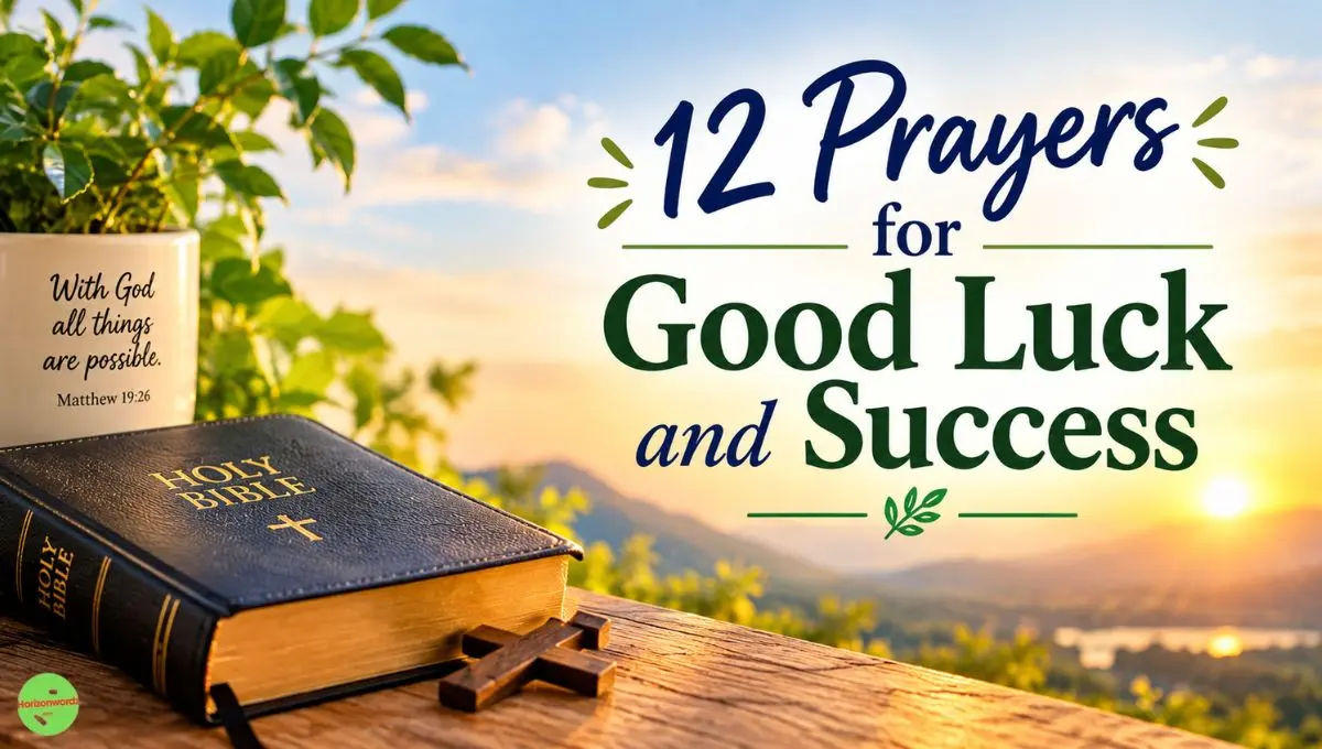 12 Prayers for Good Luck and Success
